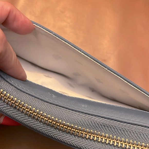 Kate Spade New York Dawn Blue Zip Around Wallet - Picture 4 of 7